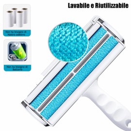 MILIWAN Pet Hair Brush Reusable Washable Dog Cat Hair Remover Fabric Clothes Sofa