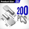 FANDAMEI 200 PCS 5mm Shelf Pins, Shelf Pegs, Metal Nickel