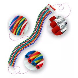 Set Wanau Lápiz Flexible Retorcido Con Goma Set 10 Piezas