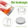 REUJIHXY 24Pcs 4oz Mason Jars Airtight Lids Glass Canning Jars