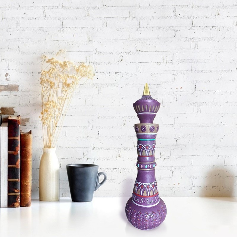 Purple Bottle Ornament Resin Craft Ornament Home Window Decoration