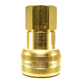 Foster FM4204, 4 Series, Industrial Coupler, Automatic, 3/8" Female NPT, Brass