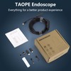 TAOPE Endoscope,7.9mm IP67 Waterproof Flexible Borescope,Inspection Camera,Endoscope Camera with Light,Snake