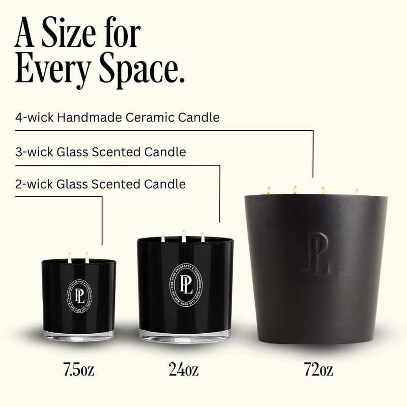 Preston Lane Luxury 2-Wick Scented Candle, Highrise, 7.5 oz Hand-Poured