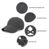 EVD-X Gorra Deportiva Mujer y Hombre para Cabello Largo Actividades