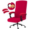 Stretch Computer Office Chair Cover with Armrest Covers Durable Zipper