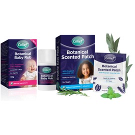 Colief Colief Botanical Baby Rub & Botanical Patches Bundle | Soothing Chest and | Decongestant Solution for Breathing, Clear