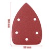 VFINE 30pcs 140mm 40 Grit Alumina Coarse Mouse Sander Sandpaper