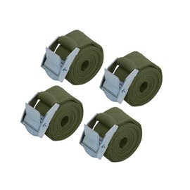 Motoforti 4pcs 3.3ft Car Cargo Tie Down Straps with Cam Lock Buckle Army Green Long-lasting