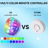 BOKKY 3 Pack RGB Waterproof Shower Light with Multi Color
