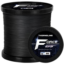 ThonrsLine Force Braided Fishing Line - Incredible Abrasion Resistant Braided Lines for Saltwater or Freshwater - Camo Design Braid for Extra Visibility