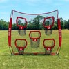 Hit Run Steal Heavy Duty Football Throwing Net, Portable 5