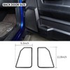 4PCS Car Interior Door Speaker Cover Trim for 2010-2017 Dodge