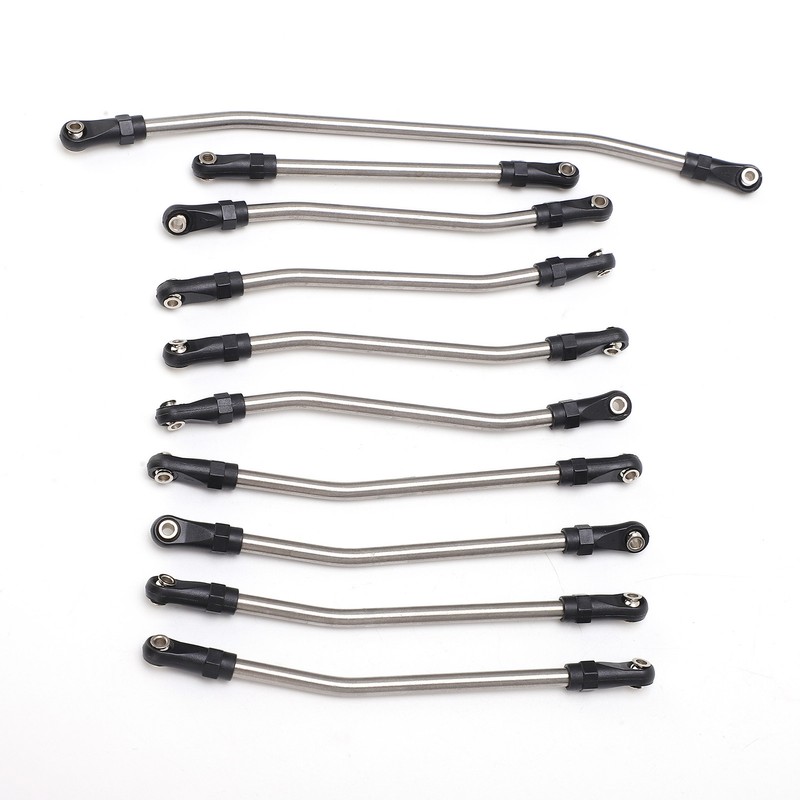 10pcs Stainless Steel Link Rod Fit for Axial Wraith 90018