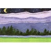 Moon Over Purple Mountains Sympathy Card