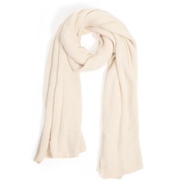 Ymomode Scarf for Women, Pashmina Shawl Wraps for Evening Dresses, Large Winter Scarves Women, Scarf for Winter, Off-white