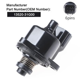 Idle Air Control Sensor Valve Compatible for Suzuki King Quad 750 500 2012-2015 Kingquad Power Steering 2014-2015 Replace #1352031G00