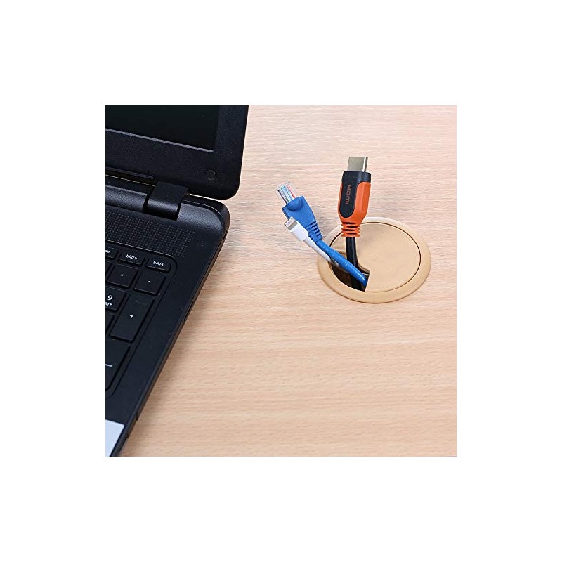 sossai® Cable grommet KDM2 (1 piece) | cable passage/desk duct