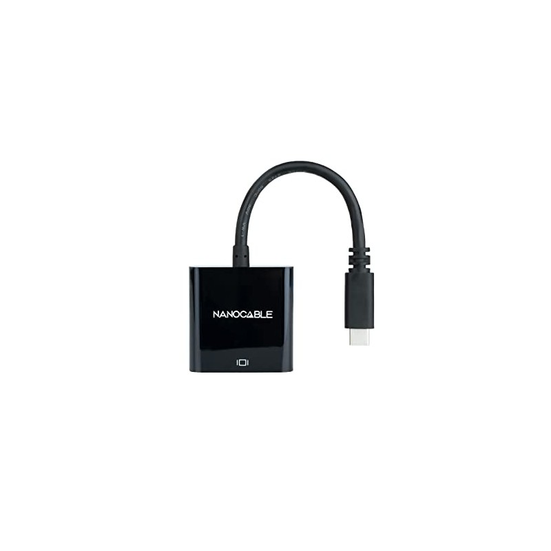 Monkey Ladder USB-C to VGA Converter USB-C/M-VGA/H, Plastic, Black, 10