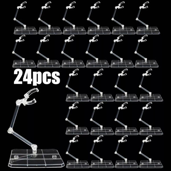 Unbranded 24Pc HG144 Adjustable Action Figure Display Holder Base Doll