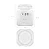 AISENS - ASPS-2A1CLPQ02-W - Multi-Function Power Strip with 4 Outlets