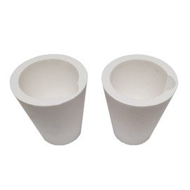 otoolworld Ceramic Melting Crucible Cup Furnace Melting Casting Refining Gold Silver Copper Casting Cup 200g (2)