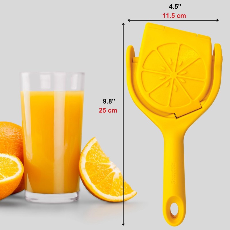 Starfrit Flat Juicer - Maximized Citrus Extraction with 2-Hand Pressure