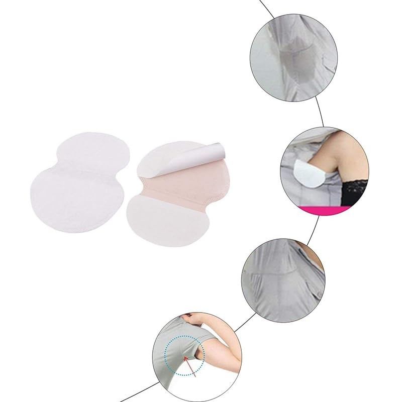 AIMALL 40pcs Underarm Armpit Sweat Pads Stickers Summer Shield Guard