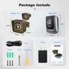 Chtoocy Solar Driveway Alarm Wireless Outside 1/2 Mile Long Range,
