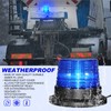 AnTom LED Rotating Beacon, All-Round Blue Light for Car Trailers,