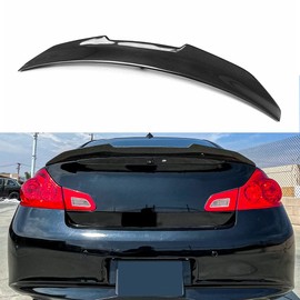 XinYu Carcyling Real Carbon PSM Style Spoiler for 2007-2015 Infiniti G35, G25, G37 4-Door Sedan