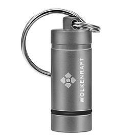 WOLKENKRAFT LIVE Dosierkapsel-Container für 2 Kapseln | Transportbehälter für Dosierkapseln | Hochwertiges Original-Zubehör für den WOLKENKRAFT LIVE Vaporizer *Gun Metal*