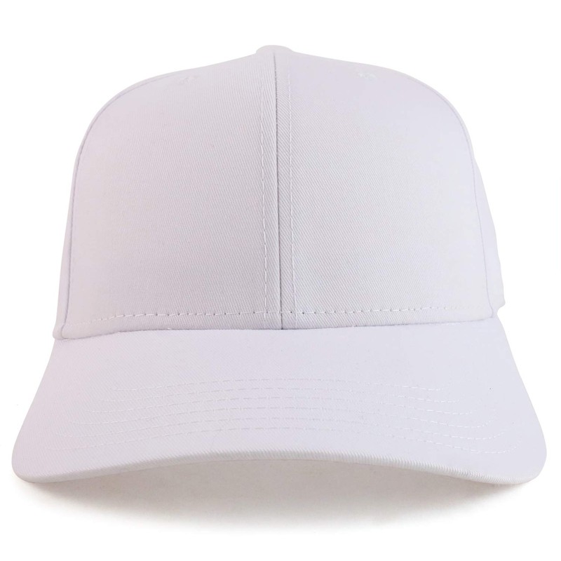 Armycrew XXL Oversize High Crown Adjustable Plain Solid Baseball Cap
