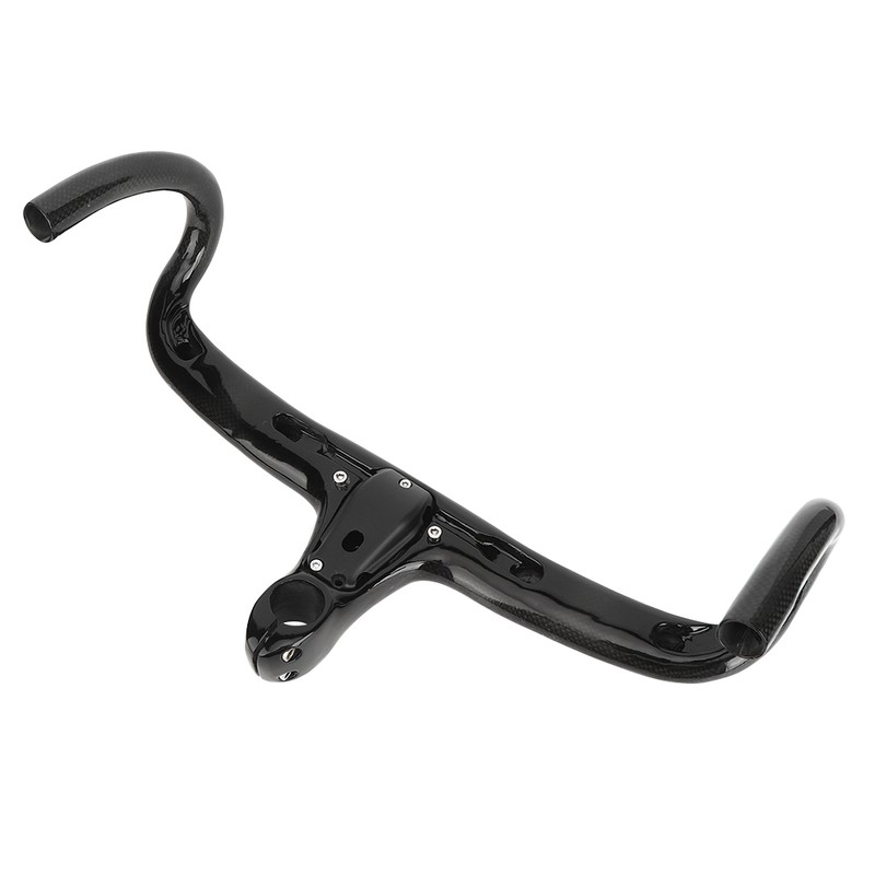 Carbon Fiber Road Bike Integration Bend Handlebar Bicycle Accessory Glossy