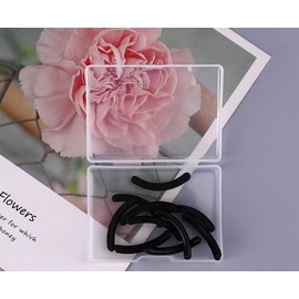 24 Pcs Black Rubber Makeup Tool Eyelash Curler Replacement Pads,Eyelash Curler Refill for Lady Universal Eyelash Curler Eyeliner Brushes Eye