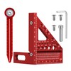 3D Mitre Angle Measuring Tool with Mini Circle Compass Drawing