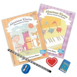 Abenteuer Klavier Band 1. u Band 2 (Hauptband) - Sheet Music Including Audio Download - Piano School for Children's Experiences - Experiences - ISBN 9783909415267 9783909415274 (Starter Set)