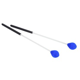 1 Pair Yarn, Medium Yarn Mallets Handles for Beginners Firth Percussion Mallets Head Keyboard Marimba with Fiberglass