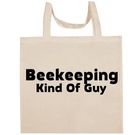 Shirt Me Up Beekeeping Kind Of Guy - Fun Aesthetic Reusable Cotton Canvas Tote Bag