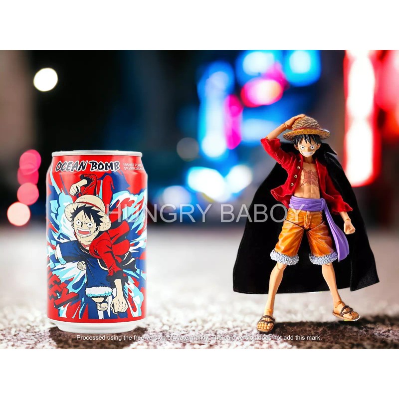 OCEAN BOMB NEW One Piece Anime Flavored Water Pack of
