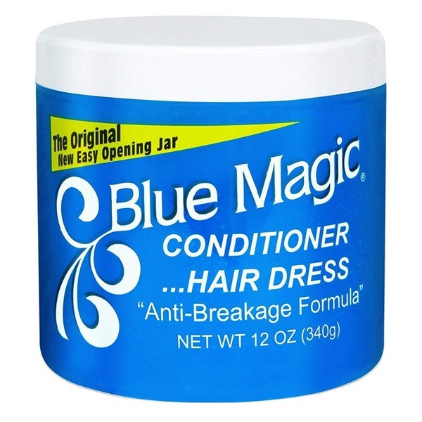 Blue Magic Conditioner Hairdress 12 Ounce Jar (354ml) (2 Pack)