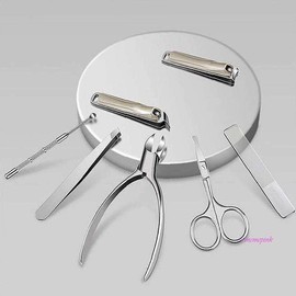 PinkmeA Nail Clipper Gift Set 7-Piece Set Nail Tools Nail Care Toenail