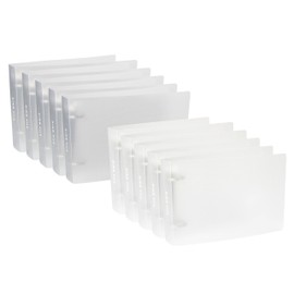 New Yo Voucher File Clear 2 Colors White, and Gray with each 5 X 10 Books G-10 A1047 