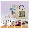 Cabilock Small Hessian Flax Gift Bag Shoulder Bag Handbags Canvas