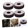 LALAFINA 4pcs High Strength Coarse Knurling Wheel Replacement Tool Durable