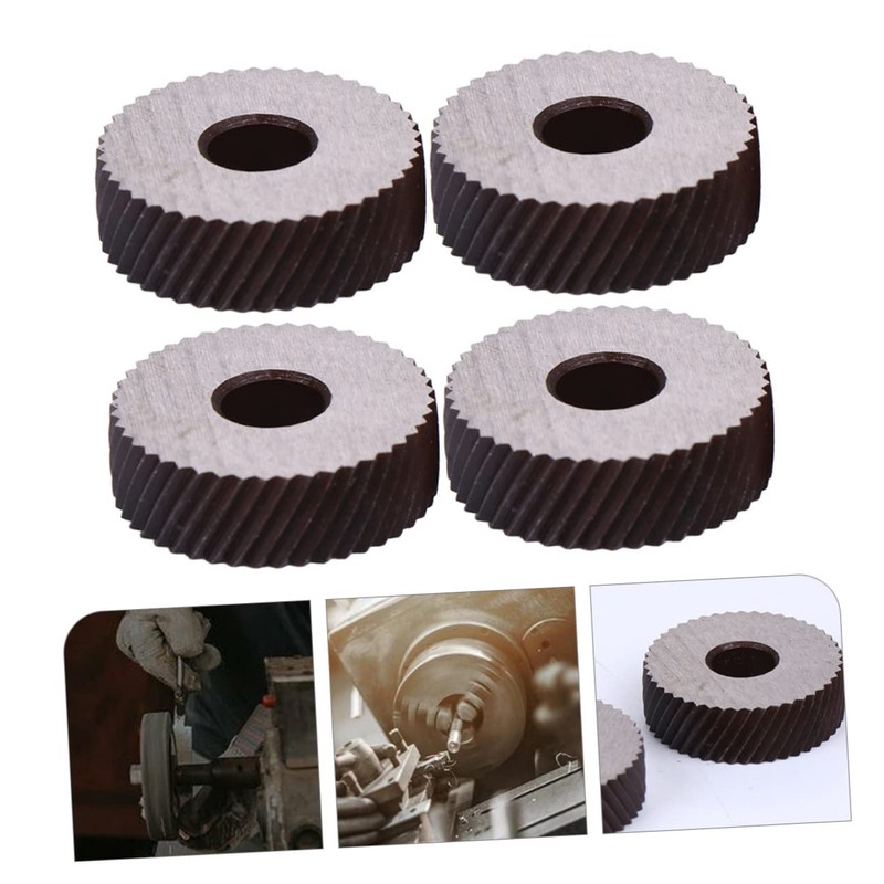 LALAFINA 4pcs High Strength Coarse Knurling Wheel Replacement Tool Durable