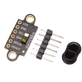 Jevina VL53L1X Ranging Flight Time Sensor Module 3V-5V Distance 400cm Measuring Extension Board Module for