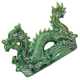 Ceramic Dragon Ornaments Dragon Sculpture Decor 3D Printed Dragon Chinese Zodiac Figurine Dragon Figurine Chinese Golden Dragon Table Pendant Dragon Model Dragon Decor Ceramics