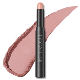 FOCALLURE FOCALLURE Shimmer and Matte Cream Eyeshadow Stick,Smooth Brilliant Eye Brightener Pencil for Women,Long Lasting Waterproof Eye Shadow and Liners Makeup,SOFT PINK