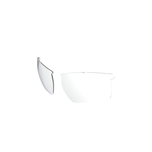 SWANS L-LI_SIN-0712_CL/SL 0712 Spare Lens for Lion Shin Sunglasses, Made in Japan, Silver Mirror x Clear, One Size Fits Most